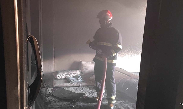 Urfa'da bir evde korkutan yangın!