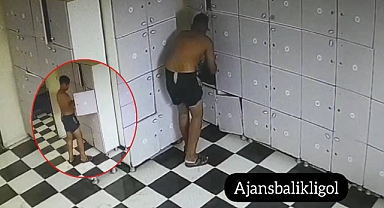 Urfa'da çocuk hırsız kameraya yakalandı 