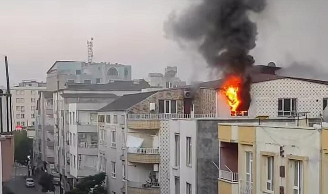 Urfa'da sabah saatlerinde korkutan yangın!