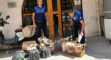 Viranşehir’de tarihi geçmiş çok sayıda gıda ürünü ele geçirildi