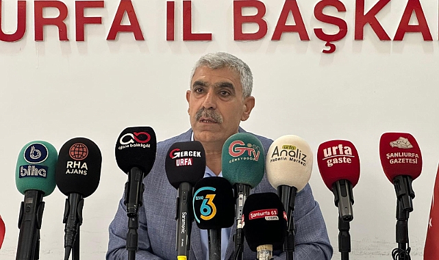 YRP Urfa İl Başkanı Yetimoğlu, basınla bir araya geldi