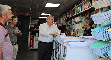 Başkan Beyazgül’den esnaf ziyareti