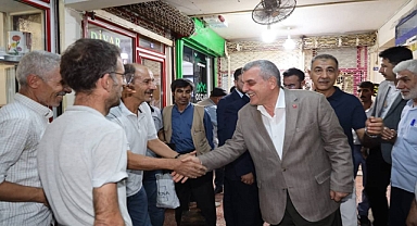 Başkan Beyazgül’den pasaj esnafına ziyaret