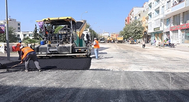 Eski Urfa Caddesi sıcak asfaltla buluştu