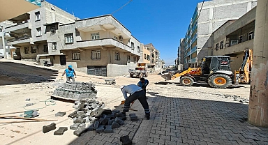Eyyübiye’de kış öncesi sokak yenilemeleri tamamlanacak