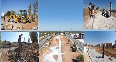 Harran’da yeni mesire alanında çalışmalar devam ediyor