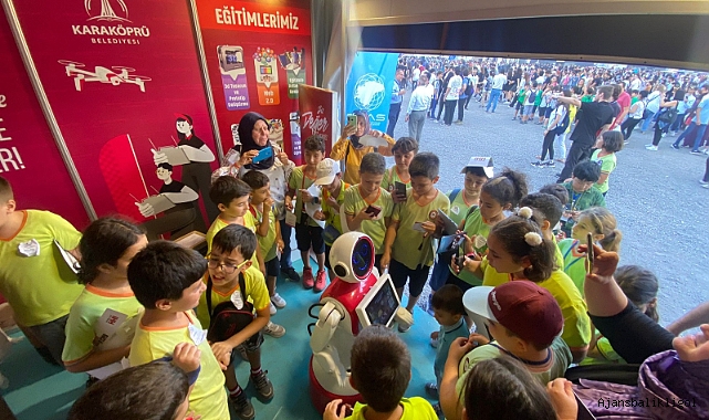 Karaköprü Belediyesi Teknofest İzmir'de yerini aldı