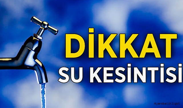 Karaköprü'de su kesintisi! 9 mahalle susuz kalacak