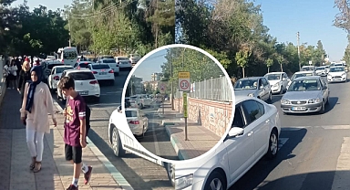 Şanlıurfa’da eğitimin ilk gününde trafikte yoğunluk yaşandı