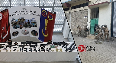 Şanlıurfa'da silah kaçakçılarına operasyon!