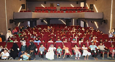 Şanlıurfalı minik çocuklar dijital sinemayı çok sevdi