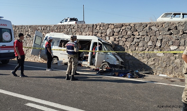 Urfa'da korkunç kaza! Çok sayıda ölü ve yaralı var