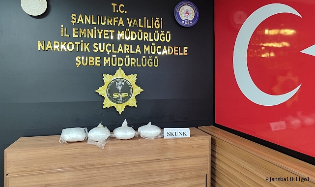 Urfa'da uyuşturucu operasyonu! 2 gözaltı