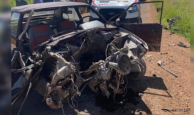 Urfa'da yaşanan feci kazada 1 kişi hayatını kaybetti