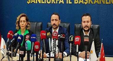 AK Parti Şanlıurfa İl Başkanlığından İsrail- Gazze açıklaması 