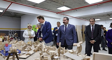 Avrupa Birliği Delegasyonundan Karaköprü’deki kurslara ziyaret