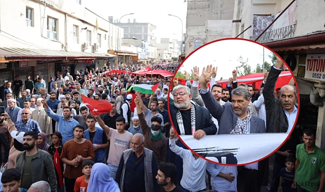 Başkan Delioğlu ve Yönetiminden Gazze’ye destek yürüyüşü