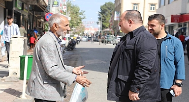 Başkan Ekinci güne esnaf ziyareti ile başladı