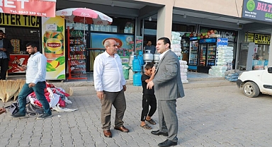 Başkan Özyavuz, Belediye çarşısı esnafı ile bir araya geldi