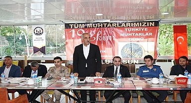 Bayık, mahalle muhtarları ile bir araya geldi