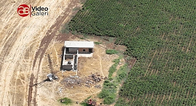 Dicle Elektrik ekibine saldırı drone ile görüntülendi