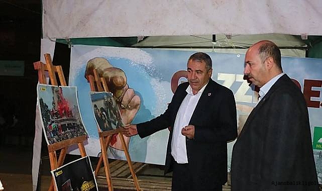 HAKSİAD Başkanı Kılıç, Gazze Çadırını ziyaret etti