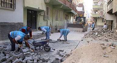 Haliliye’de derforme olmuş yollar yeniden onarılıyor