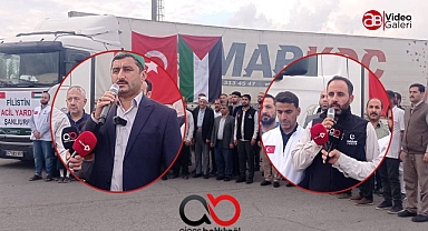 Hayrat Yardım Derneği'nin yardım tırı Filistin'e doğru yola çıktı