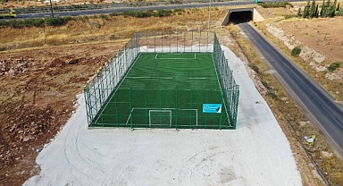 Karaköprü kırsalına yeni spor yatırımları kazandırılıyor