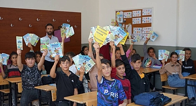 Karaköprü kırsalında çocuklar geri dönüşümü öğreniyor