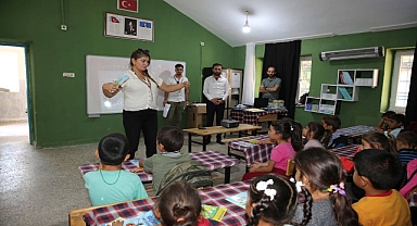 Karaköprü kırsalında sağlık ve geri dönüşüm eğitimleri veriliyor