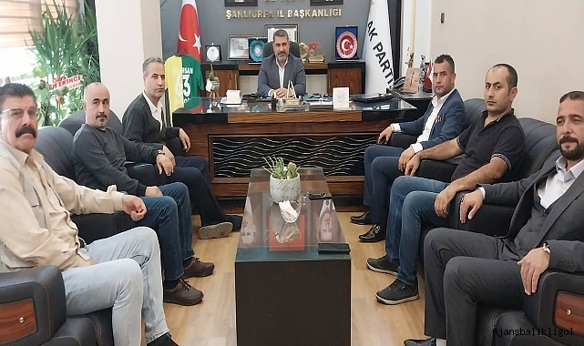 Mirdesi Aşireti Derneği'nden AK Parti'ye ziyaret