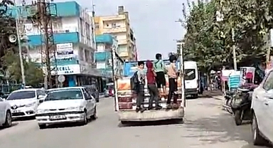 Urfa'da öğrencilerin tehlikeli yolculuğu