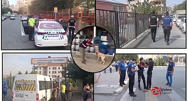 Urfa'da okul çevreleri ve servis araçları denetlenmeye devam ediliyor