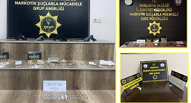 Urfa’da operasyon! Uyuşturucu ve ruhsatsız tabanca ele geçirildi