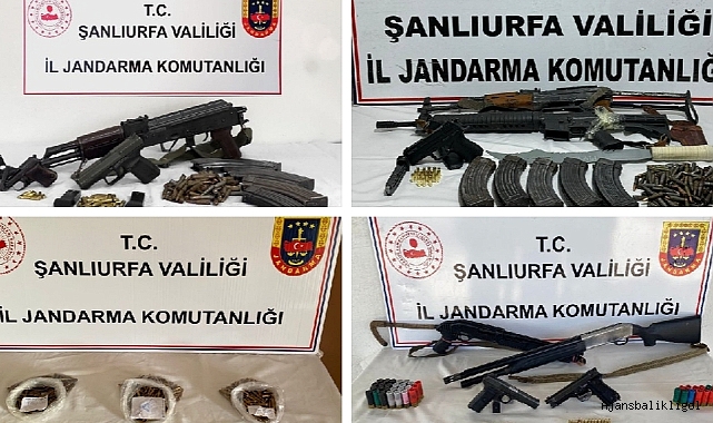 Urfa'da uyuşturucu ve silah operasyonu! 38 gözaltı