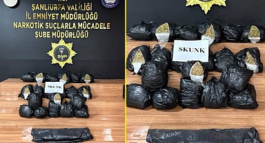 Urfa’da yüklü miktarda uyuşturucu madde ele geçirildi