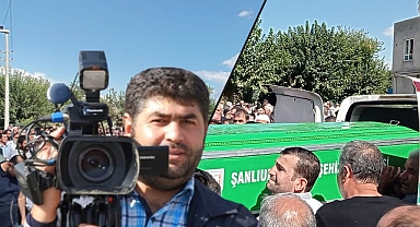 Urfalı gazeteci Yasin Dikme, Hilvan'da son yolculuğuna uğurlandı