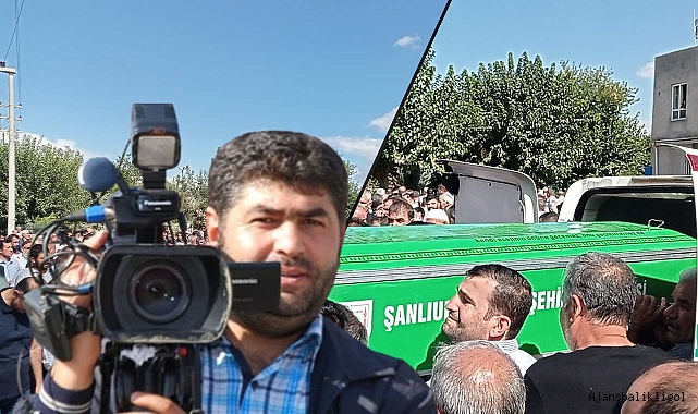Urfalı gazeteci Yasin Dikme, Hilvan'da son yolculuğuna uğurlandı