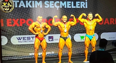 Urfalı Sporcu Vücut Geliştirme Türkiye şampiyonu oldu