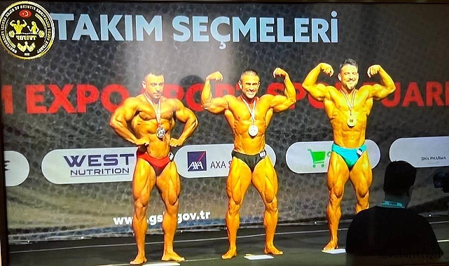 Urfalı Sporcu Vücut Geliştirme Türkiye şampiyonu oldu