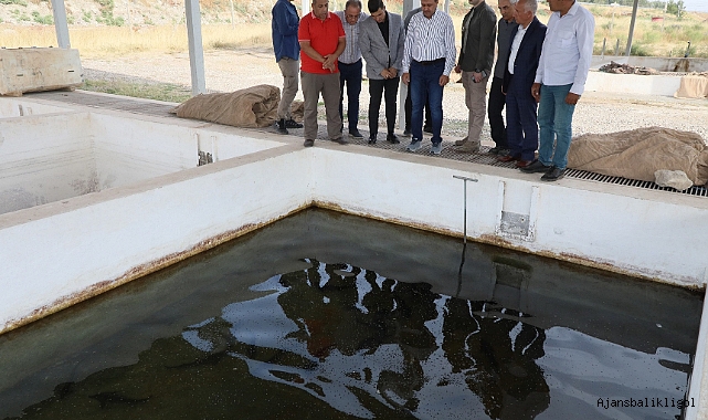 Vali Şıldak Atatürk Barajında incelemede bulundu