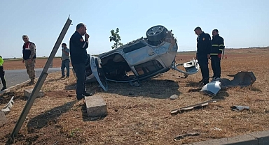 Viranşehir OSB kavşağında feci kaza! 