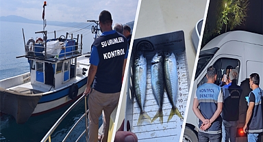 Yasa dışı su ürünleri avcılığına yönelik denetim! 