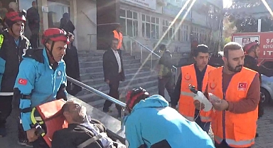 Acil sağlık hizmetlerinde afet ve acil durum tatbikatı yapıldı