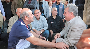 Başkan Beyazgül'den esnaf ziyareti 