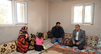 Başkan Beyazgül’den hane ziyaretleri