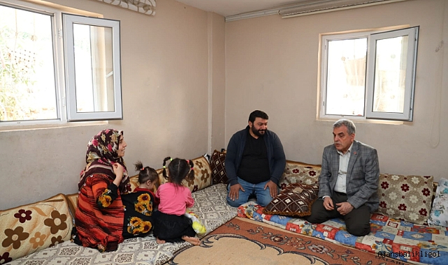 Başkan Beyazgül’den hane ziyaretleri