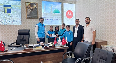 Ceylanpınarlı öğrencilerden örnek davranış 