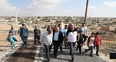 Eyyübiye kırsalında asfalt sevinci yaşanıyor